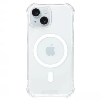 Tactical Back Cover MagForce Plyo iPhone 15 Transparent