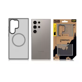 Tactical Back Cover MagForce Hyperstealth for Samsung Galaxy S24 Ultra, Light Grey