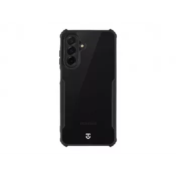 Tactical Quantum Stealth Back Cover for Samsung Galaxy A26 5G, Transparent/Black