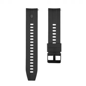Tactical Quick-Release Silicone Strap 20mm Black