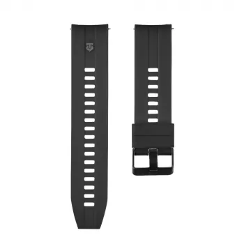 Tactical Quick-Release Silicone Strap 22mm Black