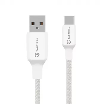 Tactical Stitch Thread Cable USB-A/USB-C White - Charging and Data Cable - 1.2 m