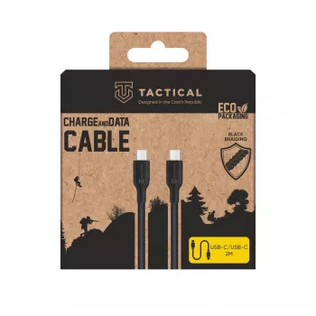 Tactical Stitch Thread Cable USB-C/USB-C Black 1m 100W