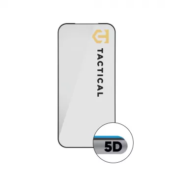 Tactical Glass Shield 5D for iPhone 17 Pro Black
