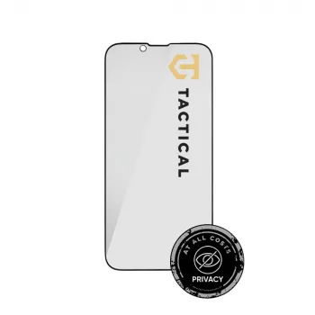 Tactical Glass Shield Privacy Stealth 5D for iPhone 13/13 Pro/14/16e/17e Black