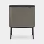 Brabantia Bo Touch Bin 34 L Rectangular Platinum Plastic