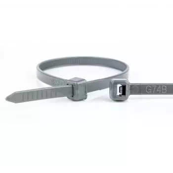 WKK Nylon Cable Ties Grey 370x4.8mm 100 Pieces