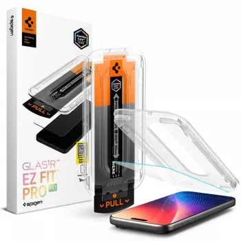 Spigen GLAS.TR EZ Fit Pro Tempered Glass Screen Protector for Apple iPhone 16 Pro Max / 17 Pro Max, Transparent, 2-Pack