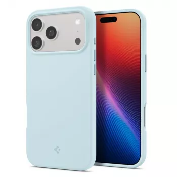 Spigen Silicone Fit Mag MagSafe iPhone 17 Pro Max Mute Blue