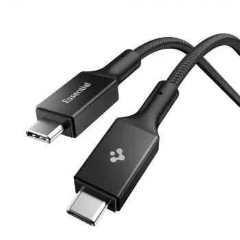 SPIGEN EB10015CC Essential USB-C to USB-C Cable 100W 150cm Black