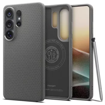 Spigen Liquid Air Mag MagSafe Case for Galaxy S26 Ultra, Marble Grey