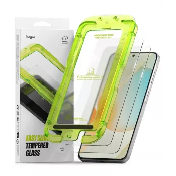 Ringke Easy Slide 2-Pack Tempered Glass Screen Protector for Samsung Galaxy A57 5G, Transparent