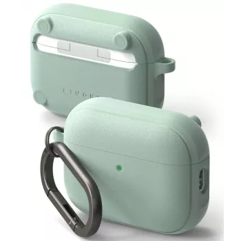 Ringke Onyx Magnetic Case for Apple AirPods Pro 3, MagSafe Compatible, with Carabiner, Mint Green