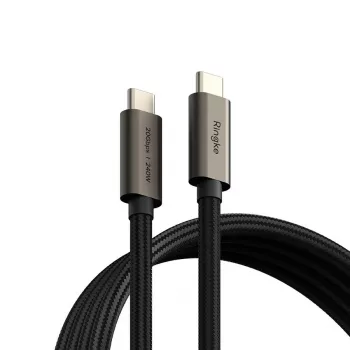 RINGKE USB 3.2 Gen 2x2 Type-C Cable PD 240W 100cm Black