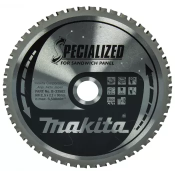 Makita Specialized B-33582 Circular Saw Blade for Sandwich Panels, 235 x 30 mm, 50T