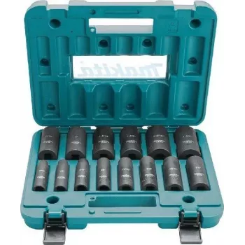 Makita B-52308 Impact Socket Set 14-Piece 1/2 inch Drive