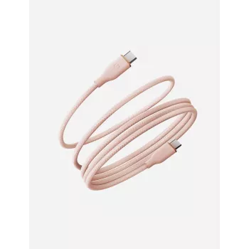ENERGEA Helix 60 USB-C to USB-C Magnetic Cable 480Mbps 60W 1.5m Pink