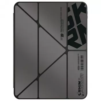 Skinarma Kira Kobai Folio Case for iPad Pro 11 inch M4 2024 / M5 2025, Gunmetal