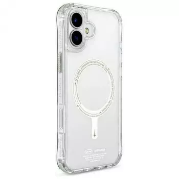 SKINARMA Saido Case for iPhone 16 6.1 inch with Magnetic Charging Green (Niteglow)