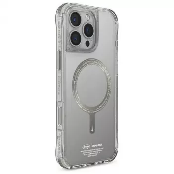 SKINARMA Saido Case for iPhone 16 Pro Max 6.9 inch, Magnetic Charging, Titanium