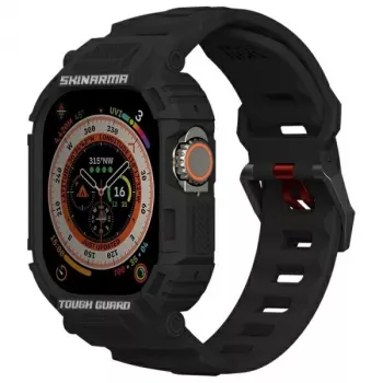 Skinarma Mecha 2-in-1 Case and Strap for Apple Watch Ultra 49mm - Black