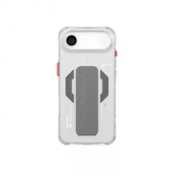 SKINARMA Haxa Case with Mag-Charge Magnetic Ring and Grip Stand for Apple iPhone Air, transparent (SK-2025IP6.6-HAXA-CLR)