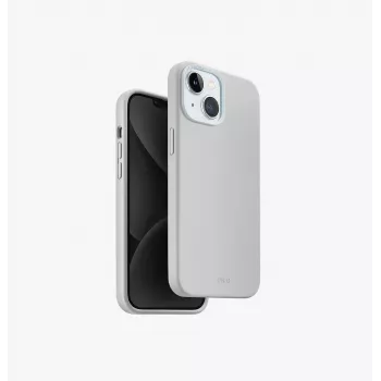 UNIQ Lino Hue MagClick Charging Case for iPhone 15/14/13 6.1 inch - Chalk Grey