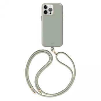 UNIQ Coehl Creme Case for Apple iPhone 15 Pro 6.1 inch with Magnetic Charging - Soft Sage