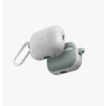 UNIQ Clyde Lock Case for AirPods Pro 2 (2022/2023) - Dove White / Soft Mint