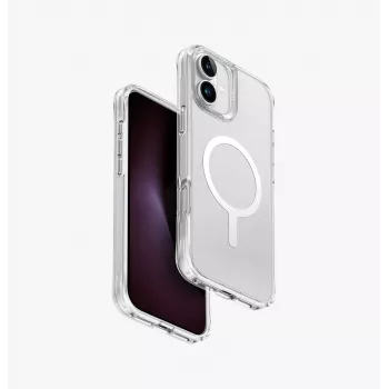 UNIQ LifePro Xtreme Case for iPhone 16 Plus 6.7-inch MagClick Charging Frost Clear