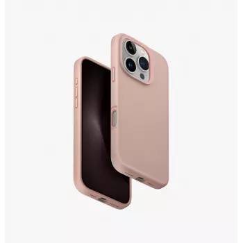 UNIQ Lino Hue iPhone 16 Pro 6.3-inch MagClick Charging Case Blush Pink