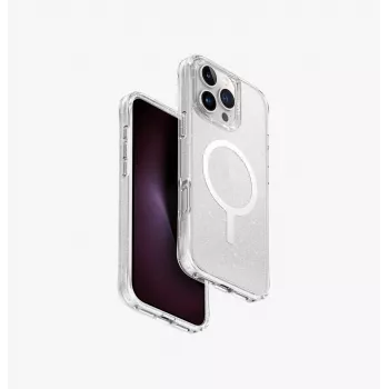 UNIQ LifePro Xtreme Case for iPhone 16 Pro Max 6.9 inch MagClick Charging Transparent/Tinsel Lucent