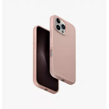 UNIQ Lino Hue iPhone 16 Pro Max 6.9 inch MagClick Charging Case Blush Pink