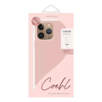 UNIQ Coehl Creme Case for iPhone 16 Pro 6.3 inch with Magnetic Charging, Ballet Pink