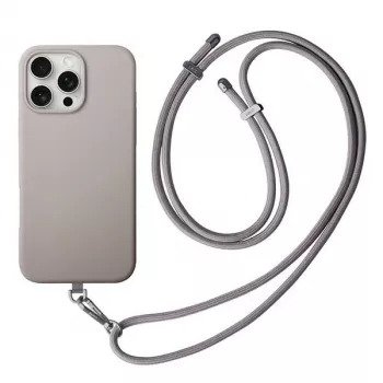 UNIQ Coehl Creme Case for iPhone 16 Pro 6.3 inch with Magnetic Charging, Taupe Grey