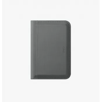UNIQ Lyden DS MagSafe Wallet with Phone Stand, RFID Blocking, Black