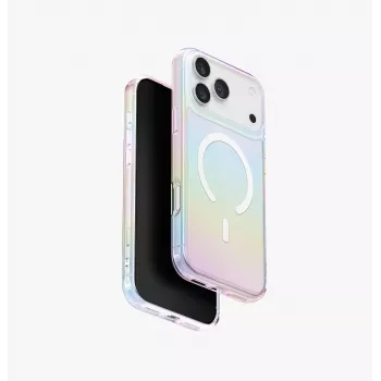 UNIQ Iridescia Case for Apple iPhone 17 Pro Max MagClick Charging, Holo Quartz