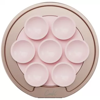 UNIQ Coehl Luna Magnetic Car Holder with Mirror and Suction Cup, Pink