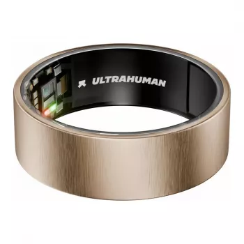 ULTRAHUMAN Ring Air - Smart Ring for Women and Men - Sleep and Fitness Tracking Wearable - Heart Rate - Smart Ring Rose Gold Size 9