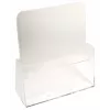 Exacompta A4 Counter Stand with 1 compartment, polystyrene, transparent, 85 x 235 x 247 mm (74058D)