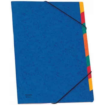 Donau Elektronik Organiser Folder 9 Compartments Blue A4
