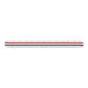 ARISTO Triangular Scale Ruler Type B, White (AR23704EB)