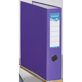 Donau Elektronik Klassik lever arch file purple cardboard 7.5 cm DIN A4