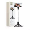 Tech-Protect L02S Selfie Stick Tripod with Bluetooth Remote Control, Black