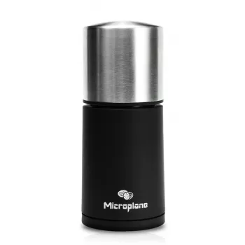 Microplane Spice Mill 2-in-1 Nutmeg Grater – Black/Clear