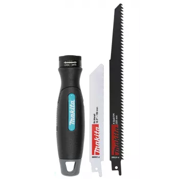 Makita P-84866 Multitool Handle with Reciprocating Saw Blades 1/4 inch Hex Adapter Set