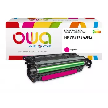 Armor OWA Toner Cartridge Compatible with HP CF453A Magenta High Yield 10500 Pages
