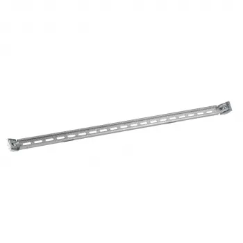 EFB Elektronik C-Profile Rail for Cable Management, Depth 800 mm, Hot-Dip Galvanised Steel, Silver