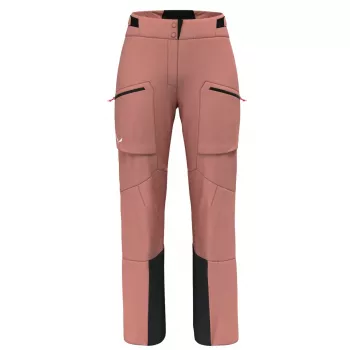 Salewa Sella 3L PTX Pant Women's Ski Pants - Desert Pink - Size S
