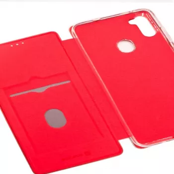 Evelatus Samsung Galaxy A11 book case wallet style, wine red